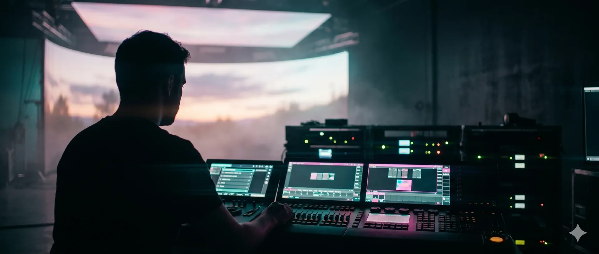 Cineva LED volume on a Toronto soundstage